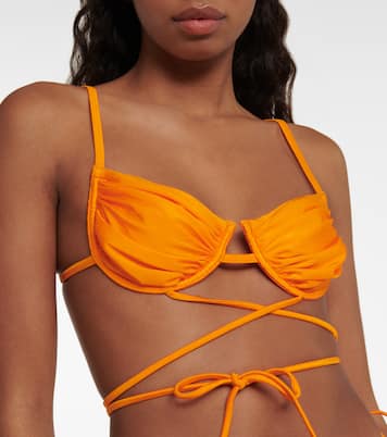 Top bikini Cherry con ruches | Bananhot