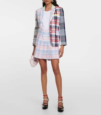 Patchwork cotton blazer | Thom Browne