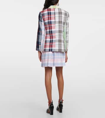Patchwork cotton blazer | Thom Browne