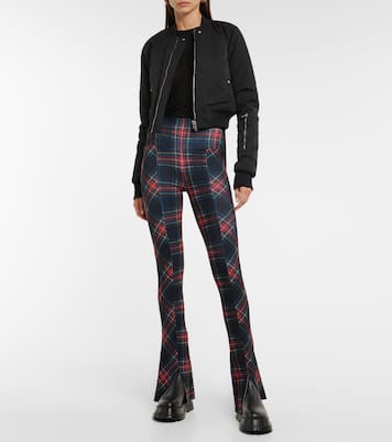 Spat checked leggings | Norma Kamali