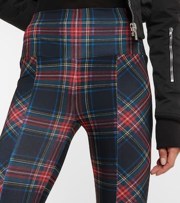 Spat checked leggings | Norma Kamali