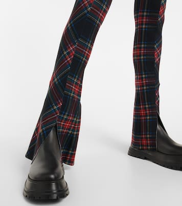 Spat checked leggings | Norma Kamali
