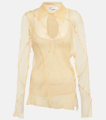 Blusa in crêpe de chine | Victoria Beckham