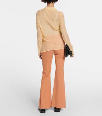Blusa in crêpe de chine | Victoria Beckham