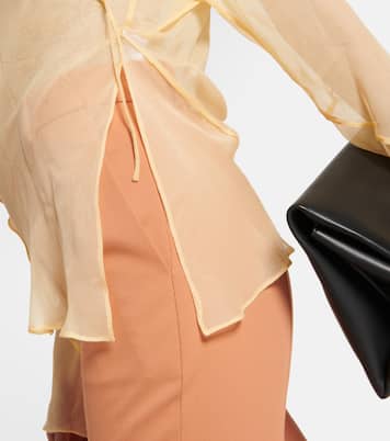 Blusa in crêpe de chine | Victoria Beckham