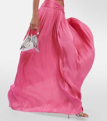 Ambria gathered cutout gown | Costarellos