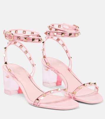 Sandali Rockstud in pelle e PVC | Valentino Garavani