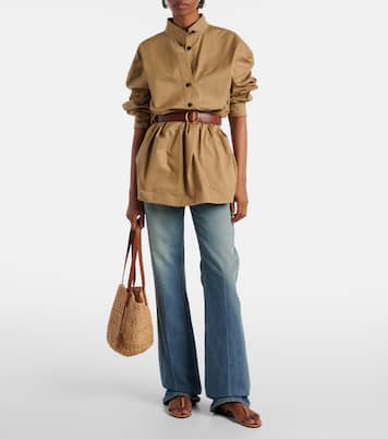 Sandalen Cassandre aus Leder | Saint Laurent