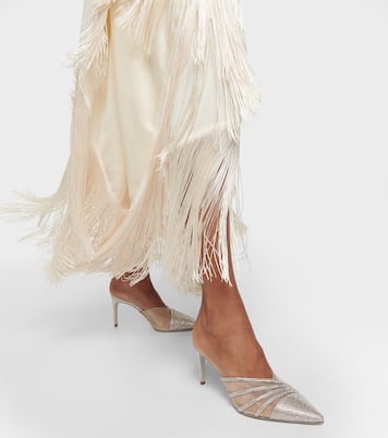 Bridal - Mules in raso con decorazioni | Rene Caovilla