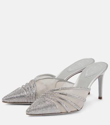 Bridal - Mules in raso con decorazioni | Rene Caovilla