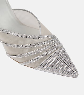 Bridal - Mules in raso con decorazioni | Rene Caovilla