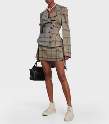 Baskets imprimées en toile à logo | Vivienne Westwood
