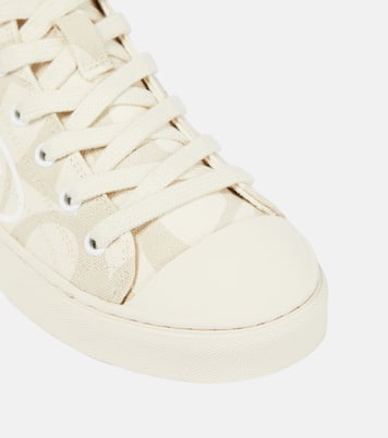Baskets imprimées en toile à logo | Vivienne Westwood