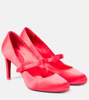 Pumps Pumppie 85 in crêpe di raso | Christian Louboutin