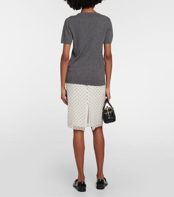 Logo cashmere sweater  | Miu Miu
