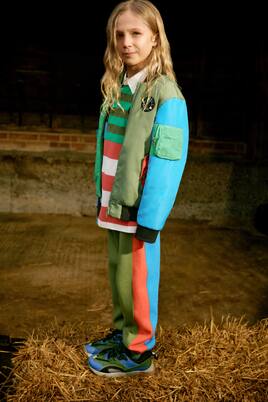 Patterned cotton-blend pants | Stella McCartney Kids