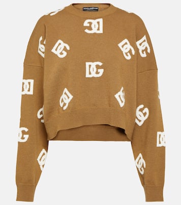 Jersey DG de lana cropped | Dolce&Gabbana