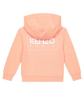 Felpa con cappuccio in misto cotone | Kenzo Kids