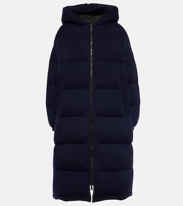 Manteau matelassé en laine et cachemire | Yves Salomon