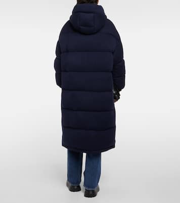 Manteau matelassé en laine et cachemire | Yves Salomon