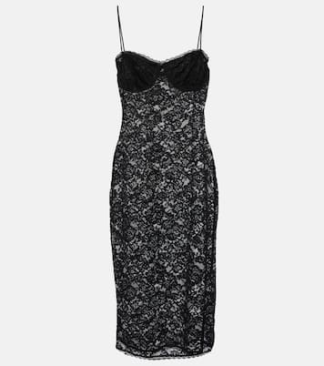 Vestido midi O-Lover de encaje floral | Oséree