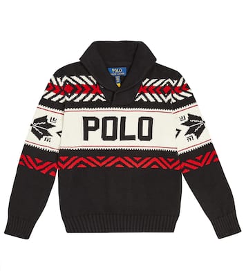 Pullover in cotone con logo | Polo Ralph Lauren Kids