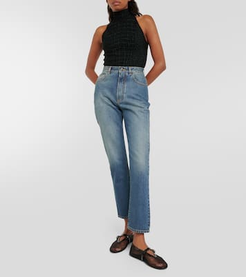 Body con scollo all’americana e stampa | Alaïa