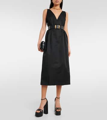 Vestido midi Anouk de mezcla de algodón | Altuzarra