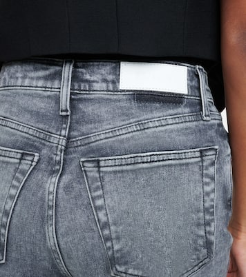 Jeans 70s Stove Pipe cropped de tiro alto | Re/Done