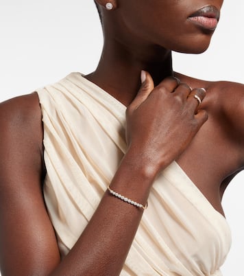 Bracciale in oro 10kt con diamanti | Stone and Strand