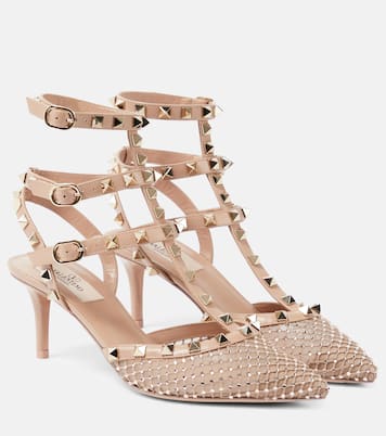 Verzierte Pumps Rockstud 65 aus Leder | Valentino Garavani