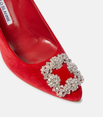 Pumps Hangisi in velluto | Manolo Blahnik