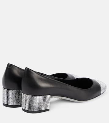 Verzierte Pumps Kristen aus Leder | Rene Caovilla