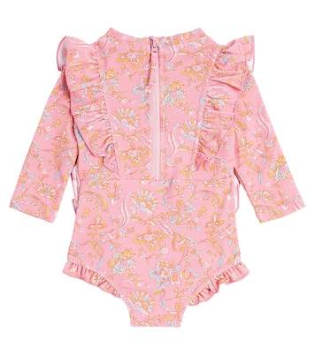 Baby Aurelie floral rashguard swimsuit | Louise Misha