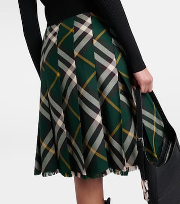 Jupe Burberry Check en laine | Burberry
