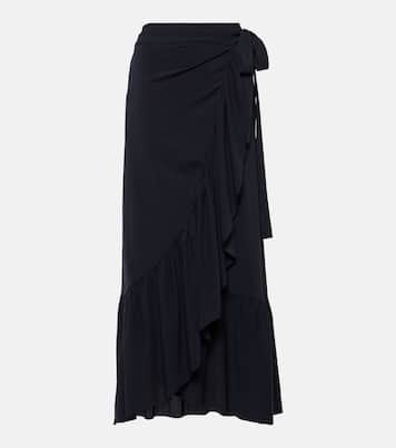 Julia ruffled jersey beach cover-up | Eres