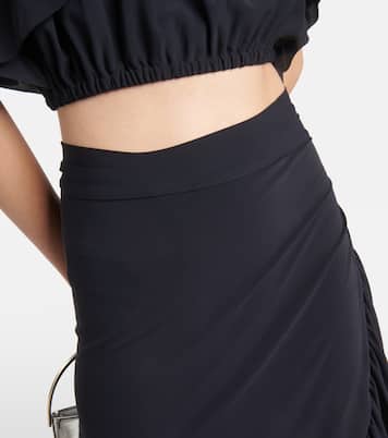 Julia ruffled jersey beach cover-up | Eres