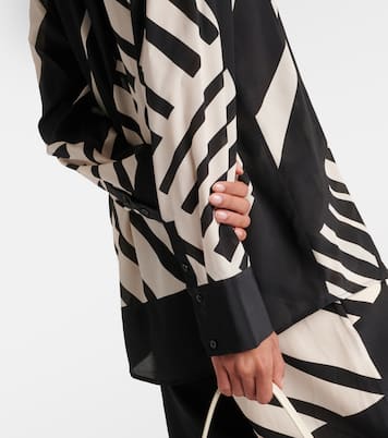 Printed silk shirt | SIR