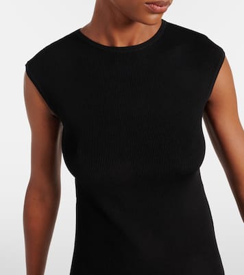 Leisure Soldino ribbed-knit top | Max Mara