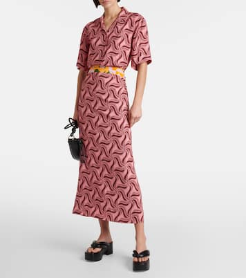 Gonna lunga con stampa | Dries Van Noten