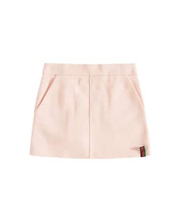 Falda de jersey de algodón | Gucci Kids