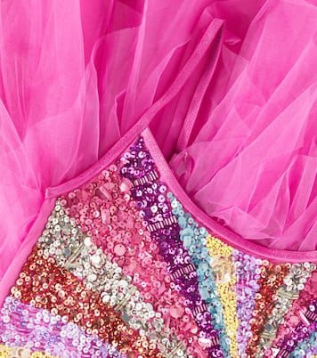 Magical Spectrum sequined tulle dress | Tutu Du Monde