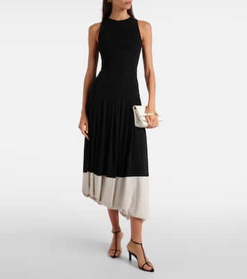 Abito midi in jersey | Victoria Beckham