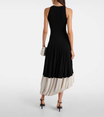 Abito midi in jersey | Victoria Beckham