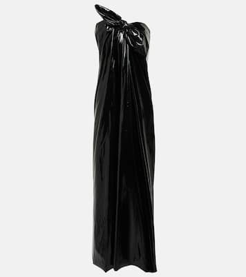 CB Bustier Knot jersey gown | Balenciaga