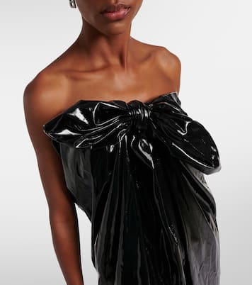 CB Bustier Knot jersey gown | Balenciaga