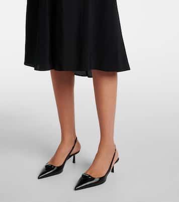 Escarpins Logo 55 en cuir | Prada