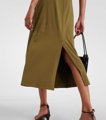 Robe midi en coton mélangé | Vince