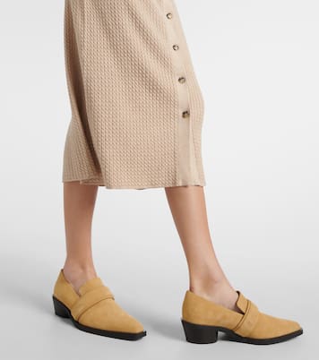 Robe midi White Label Phillips en coton mélangé | Proenza Schouler