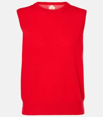 Wool and cashmere sweater vest | Jardin des Orangers